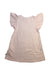 A Peach Short Sleeve Dresses from Minti in size 7Y for girl. (Back View)