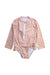 A Peach Rash Guards from India & Grace in size 4T for girl. (Front View)