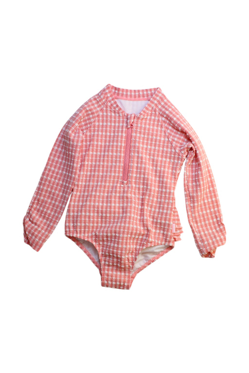A Pink Rash Guards from Seafolly in size 4T for girl. (Front View)