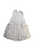A Ivory Sleeveless Dresses from Purete du... Bebe in size 4T for girl. (Back View)
