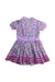 A Multicolour Short Sleeve Dresses from Fafa in size 4T for girl. (Back View)