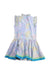 A Multicolour Sleeveless Dresses from Fafa in size 4T for girl. (Back View)