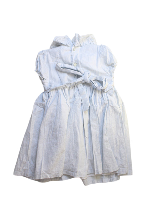 A White Short Sleeve Dresses from Baby Lai in size 4T for girl. (Back View)