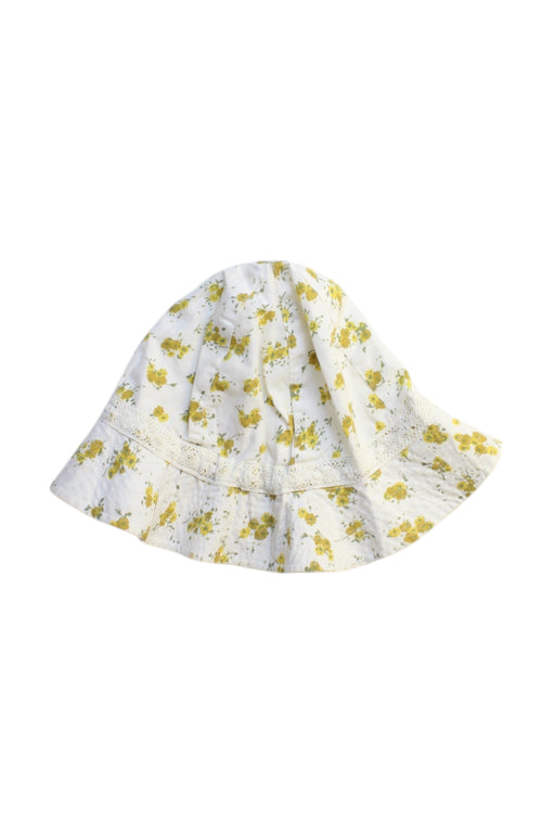 A White Sun Hats from Little Cotton Clothes in size 3T for girl. (Front View)