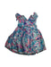 A Blue Sleeveless Dresses from Jacadi in size 12-18M for girl. (Front View)