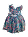 A Blue Sleeveless Dresses from Jacadi in size 12-18M for girl. (Back View)