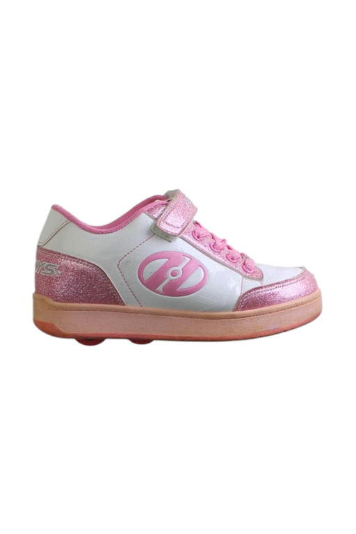 A Pink Sneakers from Heelys in size 7Y for girl. (Front View)