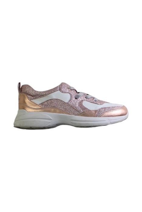 A Pink Sneakers from WiNK in size 7Y for girl. (Front View)