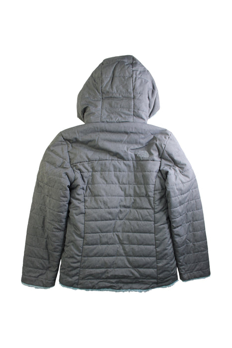 A Grey Puffer/Quilted Jackets from The North Face in size 7Y for girl. (Back View)