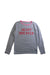 A Grey Long Sleeve T Shirts from Crewcuts in size 8Y for girl. (Front View)