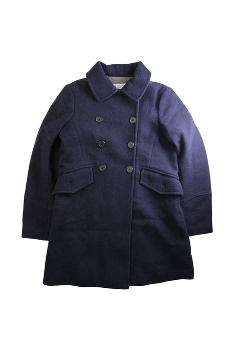 A Navy Coats from Bonpoint in size 12Y for girl. (Front View)