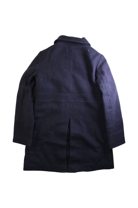 A Navy Coats from Bonpoint in size 12Y for girl. (Back View)