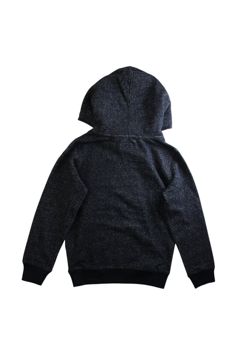 A Grey Hooded Sweatshirts from Roots in size 7Y for neutral. (Back View)