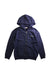A Navy Zippered Sweatshirts from Bonpoint in size 10Y for girl. (Front View)