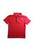 A Red Short Sleeve Polos from Roots in size 7Y for boy. (Front View)