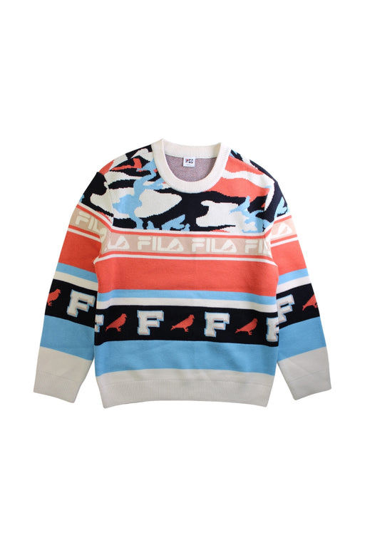 A Multicolour Crewneck Sweatshirts from Fila in size 12Y for boy. (Front View)