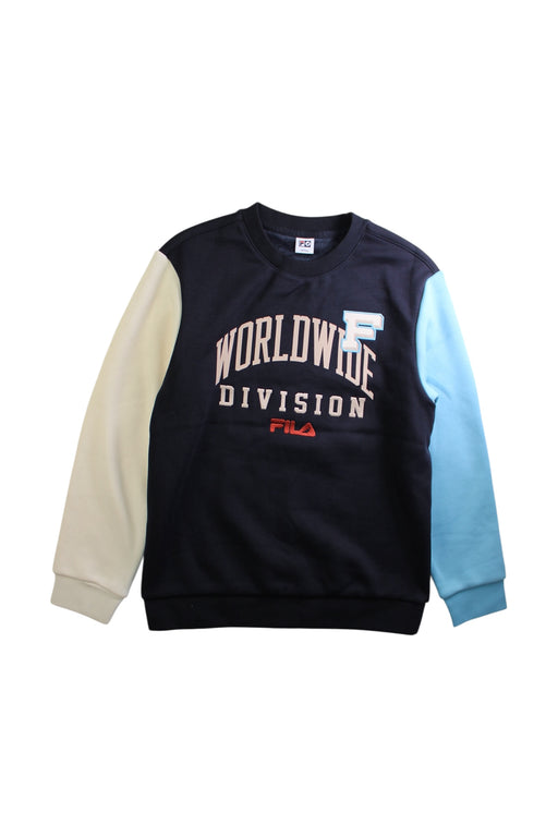 A Multicolour Crewneck Sweatshirts from Fila in size 12Y for boy. (Front View)