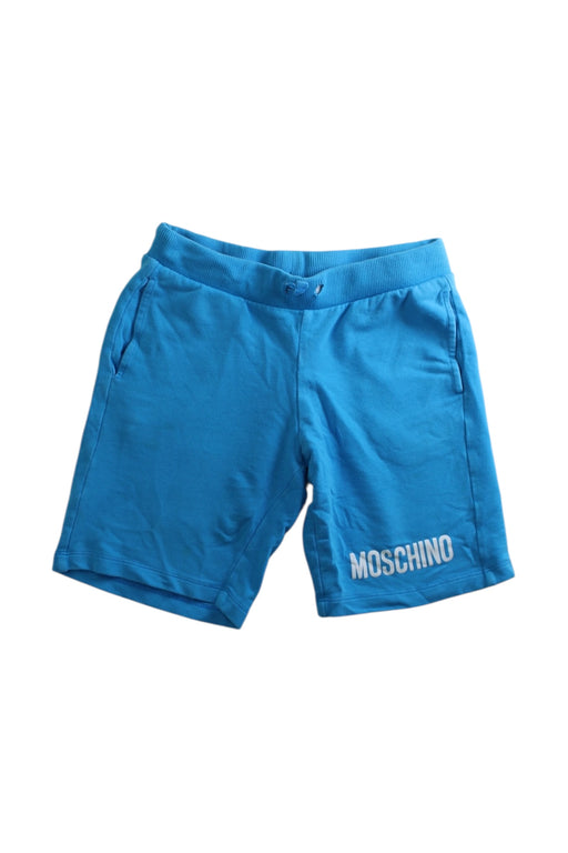 A Blue Shorts from Moschino in size 5T for boy. (Front View)