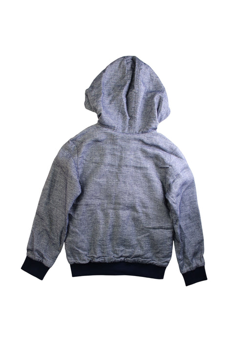A Grey Hooded Sweatshirts from I Pinco Pallino in size 8Y for boy. (Back View)