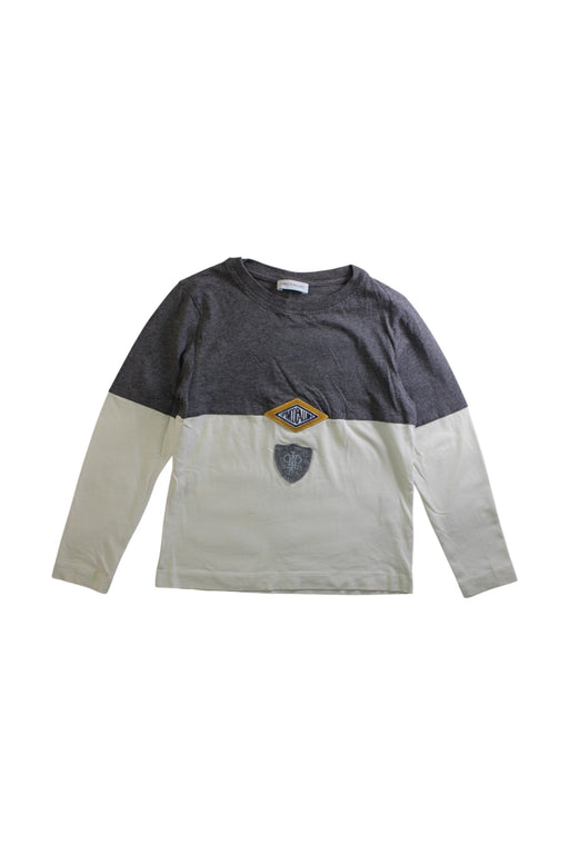 A White Long Sleeve Tops from I Pinco Pallino in size 5T for boy. (Front View)