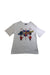 A White Short Sleeve T Shirts from Dolce & Gabbana in size 8Y for girl. (Front View)