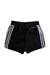 A Black Active Shorts from Adidas in size 11Y for girl. (Back View)