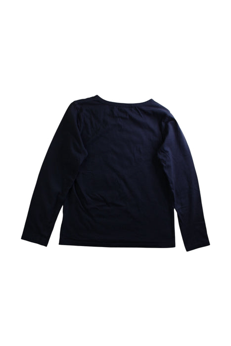 A Navy Long Sleeve T Shirts from Bonpoint in size 8Y for girl. (Back View)