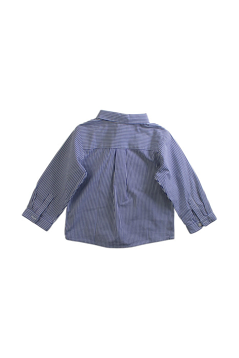 A Blue Long Sleeve Shirts from Jacadi in size 12-18M for boy. (Back View)