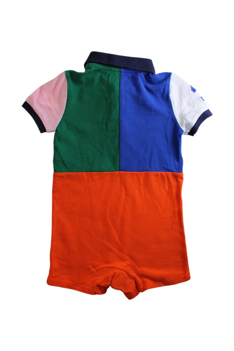 A Multicolour Short Sleeve Rompers from Ralph Lauren in size 12-18M for boy. (Back View)