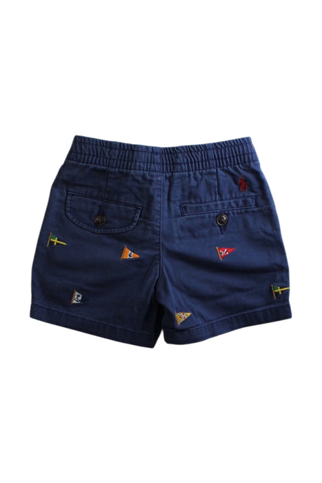 A Navy Shorts from Polo Ralph Lauren in size 2T for boy. (Back View)