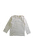 A White Long Sleeve Bodysuits from 1 + in the family in size 12-18M for neutral. (Front View)