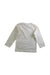 A White Long Sleeve Bodysuits from 1 + in the family in size 12-18M for neutral. (Back View)