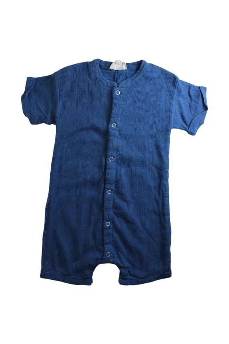 A Blue Short Sleeve Rompers from Louis Louise in size 2T for girl. (Front View)