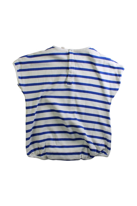 A Blue Short Sleeve Bodysuits from MONKIND in size 6-12M for neutral. (Back View)