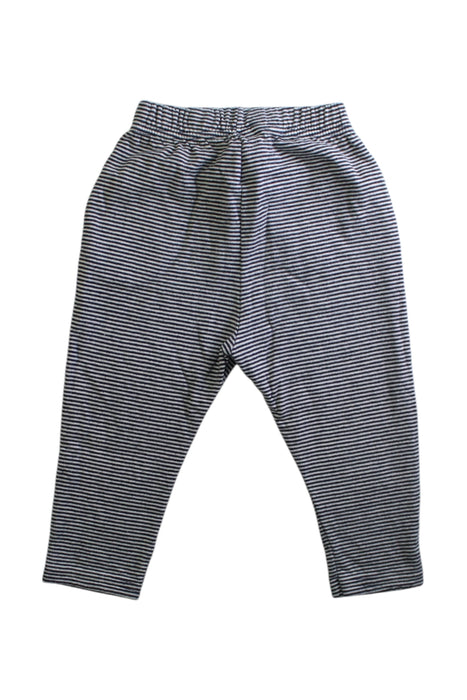 A Navy Casual Pants from Petit Bateau in size 12-18M for boy. (Back View)