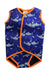 A Blue Floatsuits from Splash About in size 18-24M for boy. (Front View)
