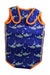 A Blue Floatsuits from Splash About in size 18-24M for boy. (Back View)