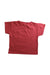 A Red Short Sleeve T Shirts from Petit Bateau in size 6-12M for boy. (Back View)