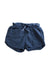 A Blue Shorts from Buho in size 6-12M for neutral. (Front View)
