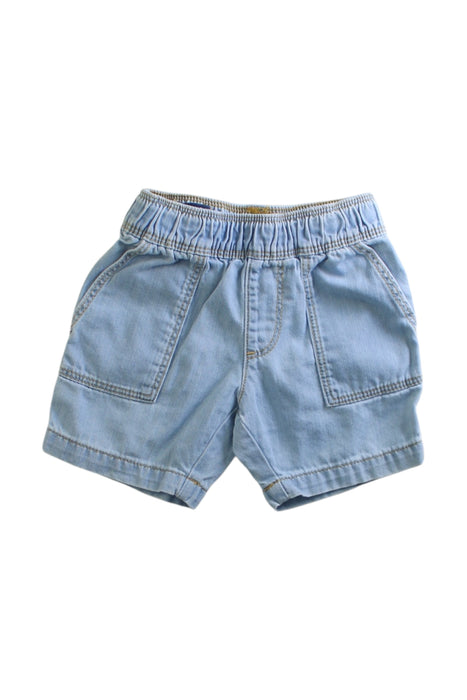 A Blue Shorts from Jacadi in size 12-18M for neutral. (Front View)
