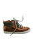 A Brown Sneakers from Pom d’Api in size 3T for boy. (Front View)