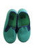 A Green Slip Ons from Bonton in size 3T for boy. (Back View)