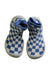 A Blue Slippers from Collegien in size 4T for boy. (Back View)