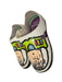 A Green Slip Ons from Adidas in size 7Y for neutral. (Back View)