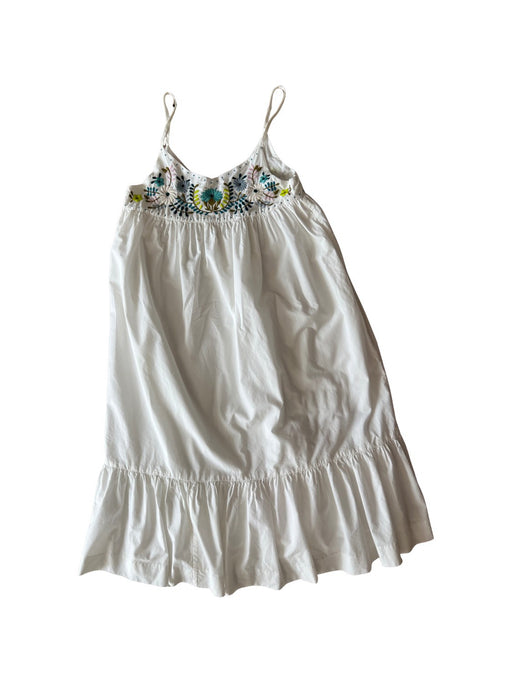 A White Sleeveless Dresses from Bonpoint in size 12Y for girl. (Front View)