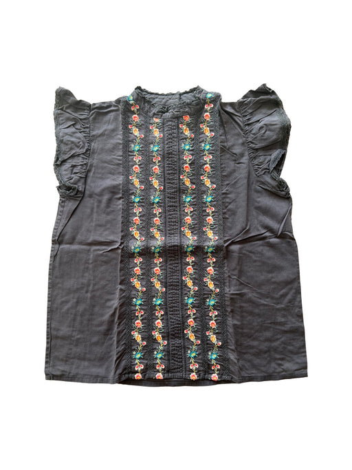 A Grey Sleeveless Shirts from Bonton in size 10Y for girl. (Front View)