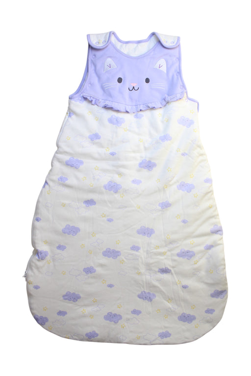 A White Sleepsacs from Mides in size 12-18M for girl. (Front View)