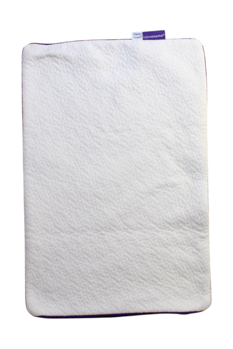 A White Changing Mats & Covers from ClevaMama in size O/S for neutral. (Front View)