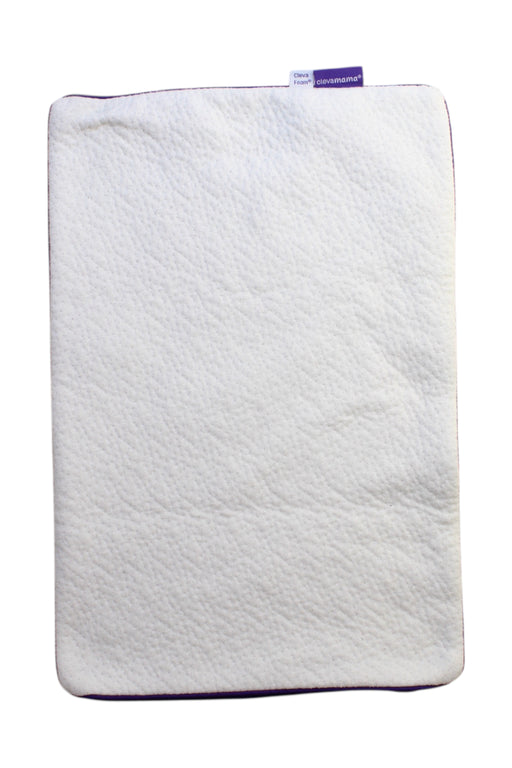 A White Changing Mats & Covers from ClevaMama in size O/S for neutral. (Front View)