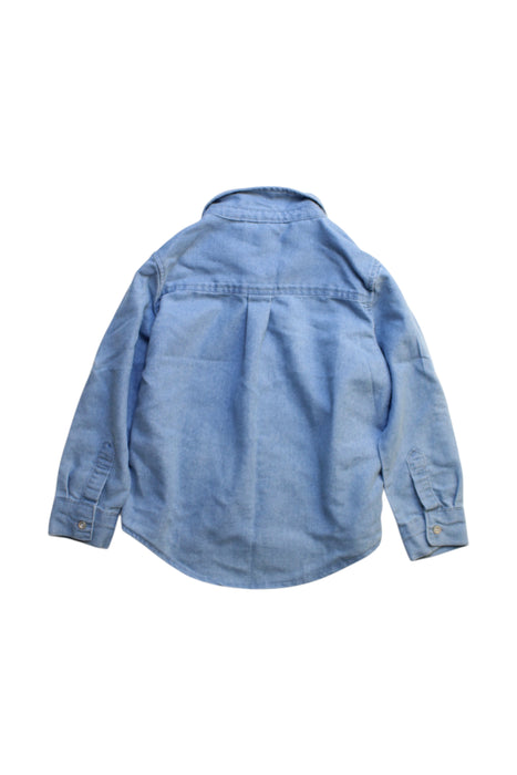 A Blue Long Sleeve Shirts from 7 For All Mankind in size 3T for boy. (Back View)